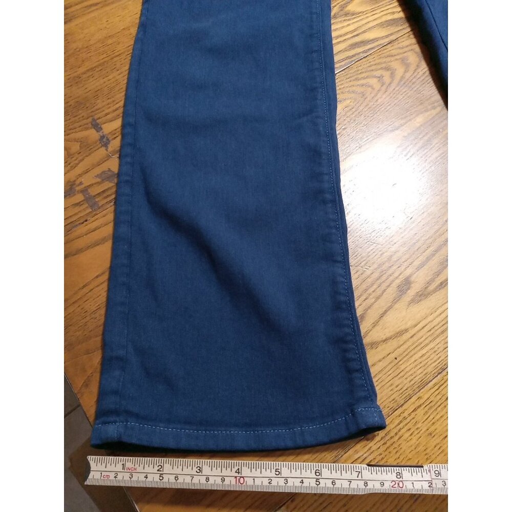 NYDJ Jeans 12 Womens BLUE  MARILYN STRAIGHT Preowned Summer Winter Casual Work - Picture 4 of 11